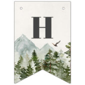 Nationalpark Wald Land Geburtstagsbanner Wimpelkette (Zweite Fahne)