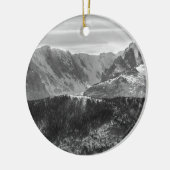 Nationalpark Wasserscheide-Rocky Mountainss Keramikornament (Links)