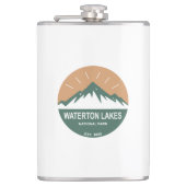 Nationalpark Waterton Lakes Flachmann (Vorderseite)