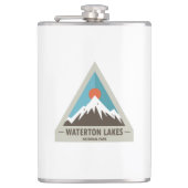 Nationalpark Waterton Lakes Flachmann (Vorderseite)