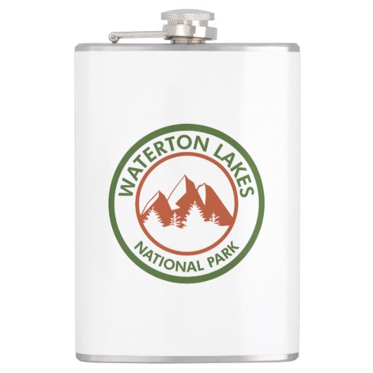 Nationalpark Waterton Lakes Flachmann (Vorderseite)