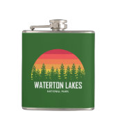 Nationalpark Waterton Lakes Flachmann (Vorderseite)