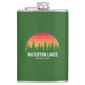 Nationalpark Waterton Lakes Flachmann (Vorderseite)