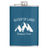Nationalpark Waterton Lakes Flachmann (Vorderseite)