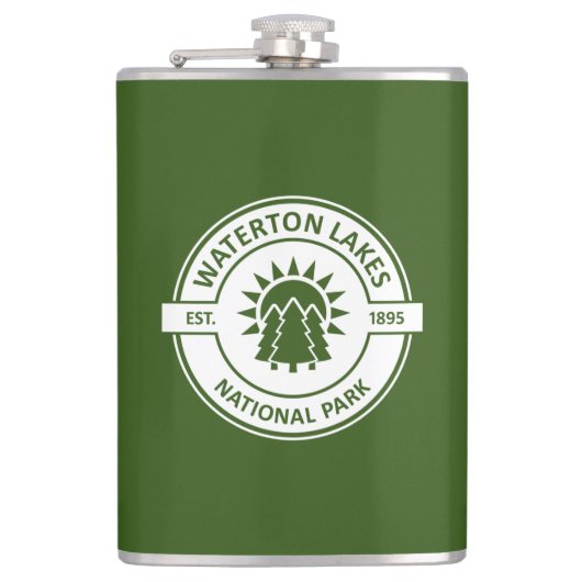 Nationalpark Waterton Lakes Flachmann (Vorderseite)