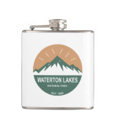 Nationalpark Waterton Lakes Flachmann (Vorderseite)