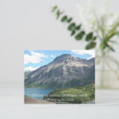 Nationalpark Waterton Lakes Foto Postkarte (Stehend Vorderseite)