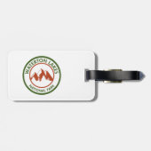 Nationalpark Waterton Lakes Gepäckanhänger (Rückseite horizontal)