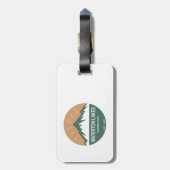 Nationalpark Waterton Lakes Gepäckanhänger (Rückseite vertikal)