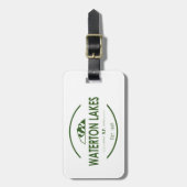 Nationalpark Waterton Lakes Gepäckanhänger (Vorderseite vertikal)