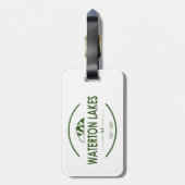 Nationalpark Waterton Lakes Gepäckanhänger (Rückseite vertikal)