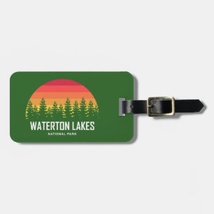 Nationalpark Waterton Lakes Gepäckanhänger