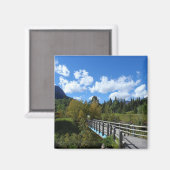 Nationalpark Waterton Lakes Magnet (Vorderseite/Rückseite)