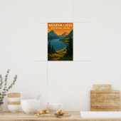 Nationalpark Waterton Lakes Poster (Küche)