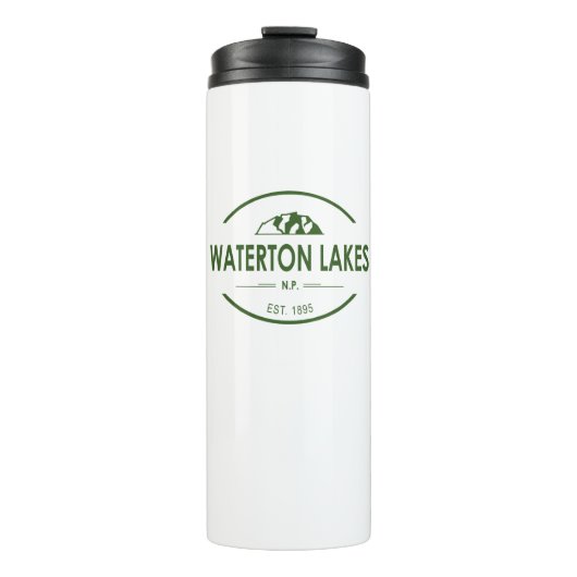 Nationalpark Waterton Lakes Thermosbecher (Vorderseite)