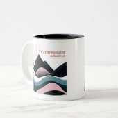 Nationalpark Waterton Lakes Zweifarbige Tasse (Vorderseite Links)