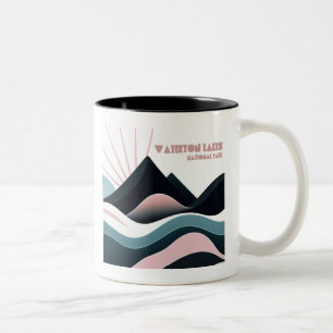 Nationalpark Waterton Lakes Zweifarbige Tasse