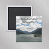 Nationalpark Waterton Seen Landschaft Magnet