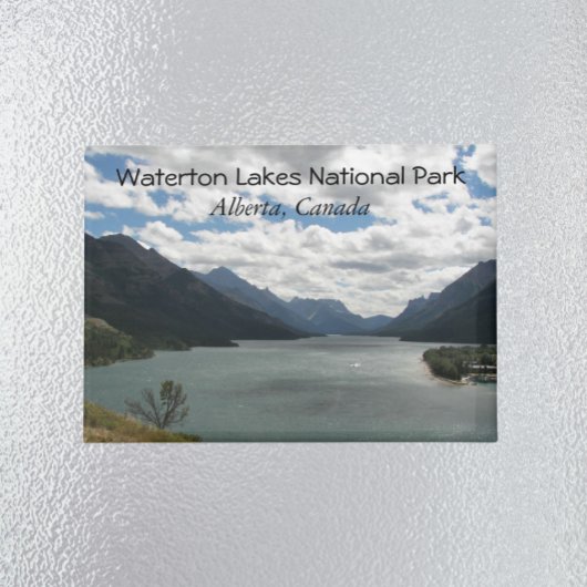 Nationalpark Waterton Seen Landschaft Magnet