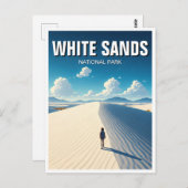 Nationalpark Weißer Sand Postkarte (Vorne/Hinten)