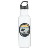 Nationalpark White Sands Edelstahlflasche (Vorderseite)