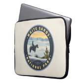 Nationalpark White Sands Laptopschutzhülle (Vorderseite Links)