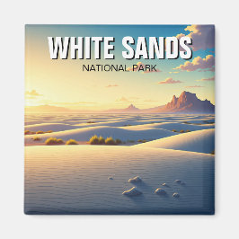 Nationalpark White Sands Magnet