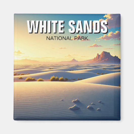 Nationalpark White Sands Magnet (Vorne)