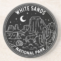 Nationalpark White Sands New Mexico Monoline