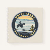 Nationalpark White Sands Notizblock (Vorderseite)