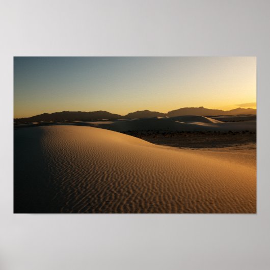Nationalpark White Sands Poster (Vorne)