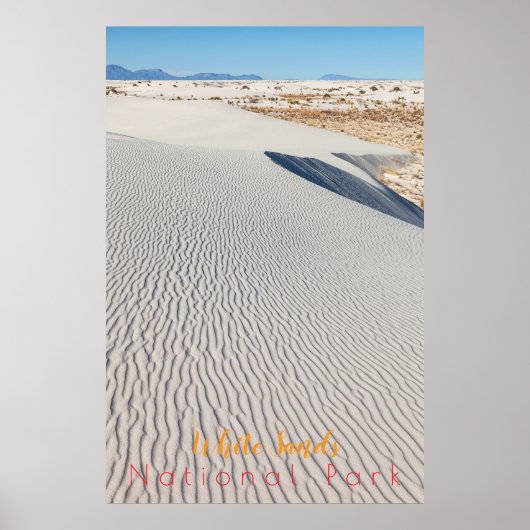 Nationalpark White Sands Poster (Vorne)