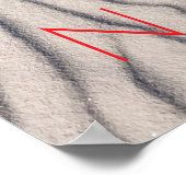 Nationalpark White Sands Poster (Ecke)