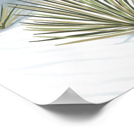 Nationalpark White Sands Poster (Ecke)