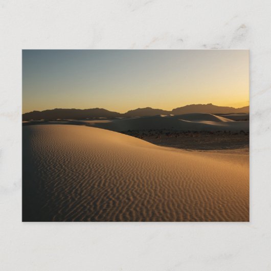 Nationalpark White Sands Postkarte (Vorderseite)