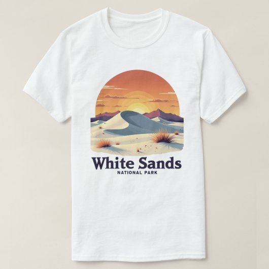 Nationalpark White Sands T-Shirt (Design vorne)