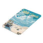 Nationalpark White Sands Vintage Magnet (Linke Seite)