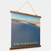Nationalpark White Sands Wandteppich Mit Holzrahmen (Gewinkelt)