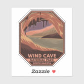 Nationalpark Windhöhle Aufkleber (Blatt)