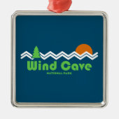 Nationalpark Windhöhle Retro Ornament Aus Metall (Vorne)