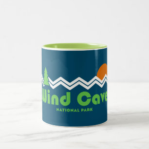 Nationalpark Windhöhle Retro Zweifarbige Tasse