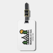 Nationalpark Wrangell-St. Elias Gepäckanhänger (Vorderseite vertikal)