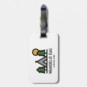 Nationalpark Wrangell-St. Elias Gepäckanhänger (Rückseite vertikal)