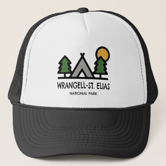 Nationalpark Wrangell-St. Elias Truckerkappe (Vorderseite)