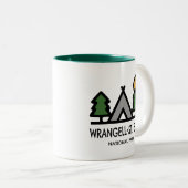 Nationalpark Wrangell-St. Elias Zweifarbige Tasse (VorderseiteRechts)
