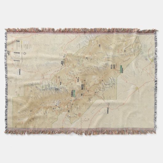 Nationalpark-Wurfsdecke Death Valley Decke (Vorderseite)