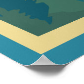 Nationalpark Yellowstone, USA, Reisen Poster (Ecke)