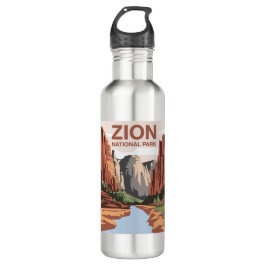 Nationalpark Zion Art Edelstahlflasche