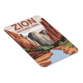 Nationalpark Zion Art Magnet (Rechte Seite)