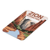 Nationalpark Zion Art Magnet (Linke Seite)